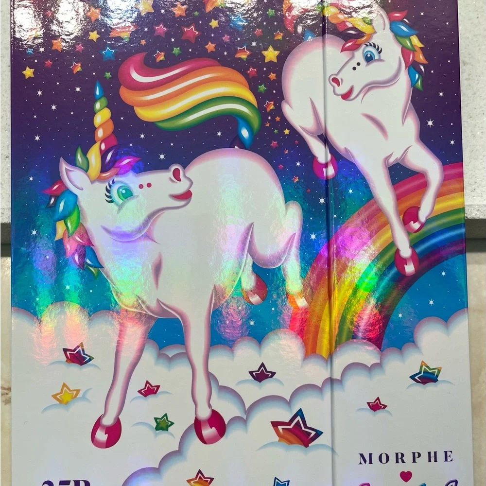 VAULTED ~ Morphe x Lisa Frank ~ ‘35B PRANCING UNI’S' Artistry Eyeshadow Palette